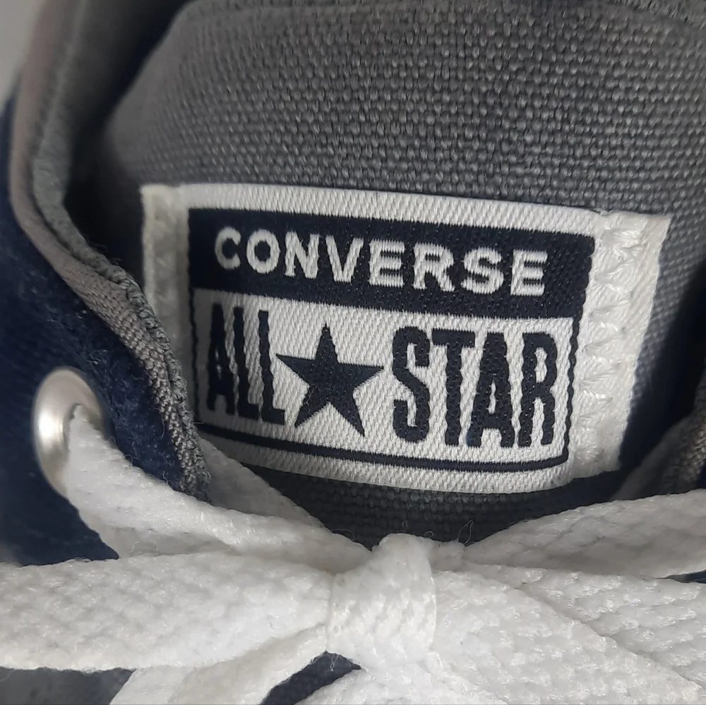 Converse All Star Chuck Taylor Unisex Hightops Mens Size 10 Womens 12 Gray Blue - Picture 3 of 11
